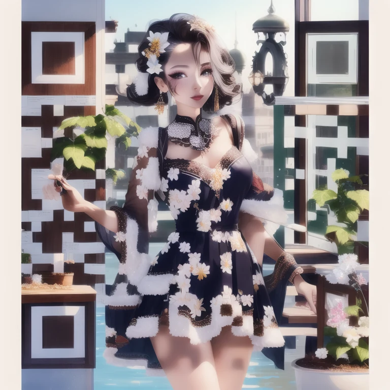 Artistic QR code generated from the prompt: Beauty